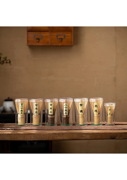 A-100 Japon Matcha Çay Fırçası Karıştırma Fırçaları Song Hanedanı Çay Işaretleme Araçları Bambu Matcha Çayı Kepçe Çay Seti Aksesuarları (Yurt Dışından)