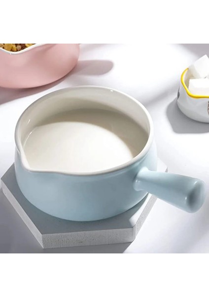 Pembe Pot Ceramicsoup Tencere Tava Emaye Kase Fransız Soğan Kaseler Tereyağı Eritme Isıtıcı Güveç Sapları Güveç Kahve Mini Fırın (Yurt Dışından)