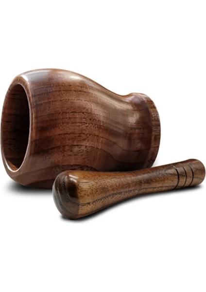 11.5 Ahşap Harç ve Havaneli Kapaklı Set Kaşık Öğütücü Basın Kırıcı Ezici Biber Sarımsak Ot Baharat Mutfak Alet Setleri (Yurt Dışından) indirimleri