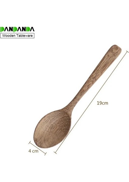 Küçük Kaşık Panpanda Balmumu Yok Tavuk Kanadı Tahta Kaşık Büyük Ahşap Tahta Kaşık Titanyum Özel Masif Ahşap Turner (Yurt Dışından)