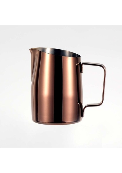 Gül Altın 600 ml Kahve Sürahi 450/600 ml Paslanmaz Çelik Süt Köpürtme Sürahi Kupalar Espresso Kahve Sürahi Barista Zanaat Köpürtme Sürahi Kahve Makinesi (Yurt Dışından)