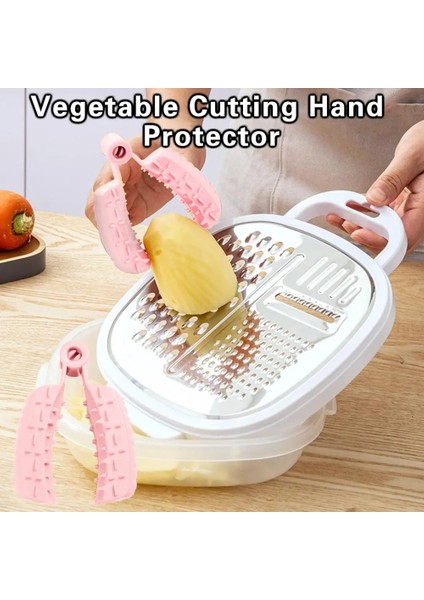 Pembe Anti-Cut Parmak Koruma Tırtıklı Ergonomik Firma Kavrama Kaymaz Sebze Kesme El Koruyucu Mutfak Kaynağı (Yurt Dışından) modelleri