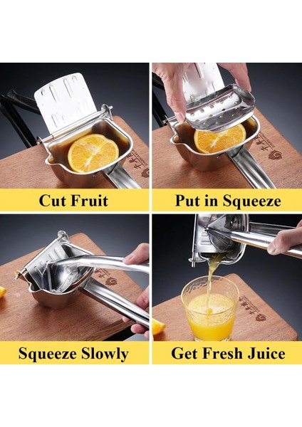 Limon Sıkacağı Manuel Limon Sıkacağı Paslanmaz Çelik Taşınabilir Narenciye Sıkacağı Taze Portakal Suyu Sıkacağı El Ücretsiz Mutfak Aracı (Yurt Dışından) fiyatları