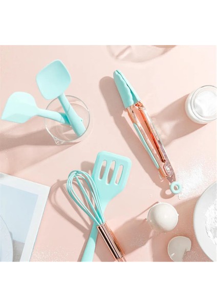 Stil 10 Pişirme Silikon Spatula Yumurta Çırpıcı Ev Yüksek Sıcaklığa Dayanıklı Yapışmaz Tava Spatula Pişirme Mutfak Aletleri 1 Adet (Yurt Dışından) modelleri