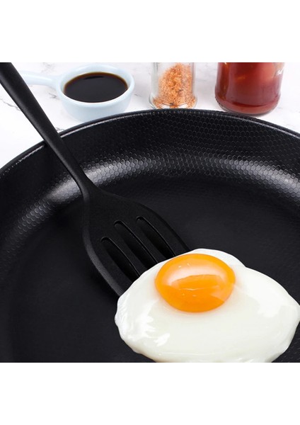 SANJ09-1 Silikon Turners Et Yumurta Balık Kızartma Tavası Kepçe Pişirme Gereçleri Spatula Kızarmış Kürek Alet Mutfak Aletleri Pişirme Araçları (Yurt Dışından) modelleri