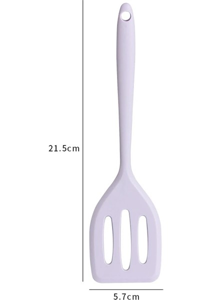 SANJ09-1 Silikon Turners Et Yumurta Balık Kızartma Tavası Kepçe Pişirme Gereçleri Spatula Kızarmış Kürek Alet Mutfak Aletleri Pişirme Araçları (Yurt Dışından) fırsatları