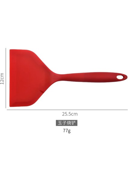 Pembe Silikon Mutfak Gereçleri Pişirme Gereçleri Spatula Sığır Eti Yumurta Mutfak Kazıyıcı Geniş Pizza Pişirme Araçları Kürek Yapışmaz Spatula (Yurt Dışından) indirimleri