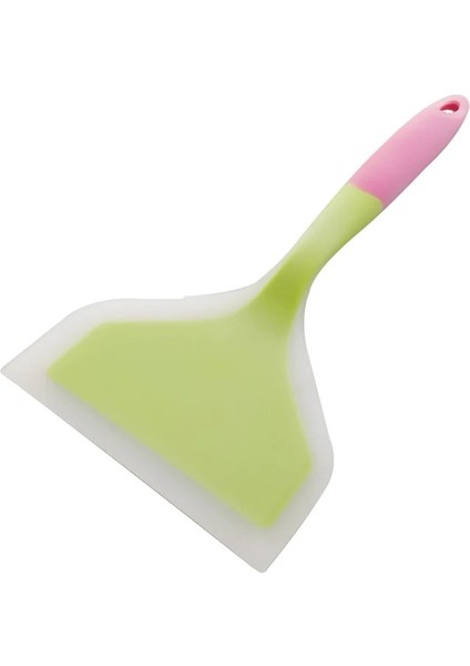 Yeşil Gıda Sınıfı Silikon Isıya Dayanıklı Çeviriciler Biftek Kürek Yapışmaz Geniş Pizza Kek Spatula Mutfak Çeviriciler Araçları 12*26 cm (Yurt Dışından) fırsatları