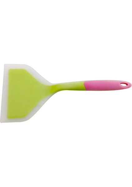 Yeşil Gıda Sınıfı Silikon Isıya Dayanıklı Çeviriciler Biftek Kürek Yapışmaz Geniş Pizza Kek Spatula Mutfak Çeviriciler Araçları 12*26 cm (Yurt Dışından) indirimleri