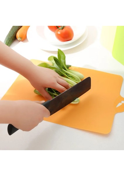 Sarı 39*25 cm Esnek Pp Plastik Kaymaz Asmak Delik Kesme Tahtası Gıda Dilim Kesim Doğrama Tahtası Mutfak Pişirme Araçları Peynir Tahtası (Yurt Dışından) modelleri