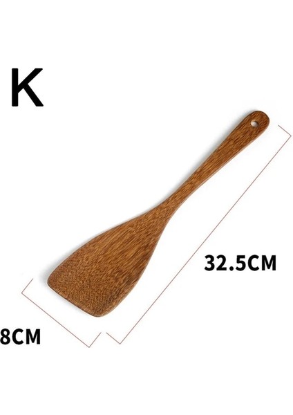 K 11 Türleri Çevre Dostu Yapışmaz Ahşap Kürek Spatula Turner Kızarmış Kürek Pişirme Mutfak Eşyaları Kürek Pratik Mutfak Aletleri (Yurt Dışından)