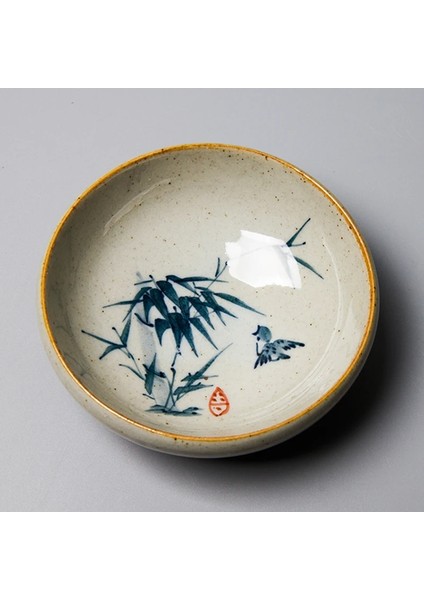 Çay Bardağı 4 Parça 80ML 4 Stil / Lot El Boyalı Çin Bambu Çay Fincanı Krizantem Kupalar Çömlekçilik Bardak Çay Bardağı Seti Teaware Erik Tabağı Çay Töreni Için (Yurt Dışından)