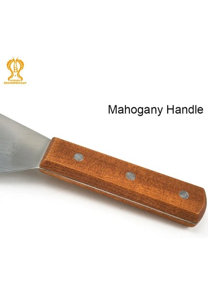 Yuvarlak Biftek Kürek Barbekü Izgara Için Yüksek Kaliteli Paslanmaz Çelik Spatula Biftek Kürek Ahşap Saplı Barbekü Aracı Sığır Biftek Turner Kare Sonu Yuvarlak Kürek (Yurt Dışından) indirimleri