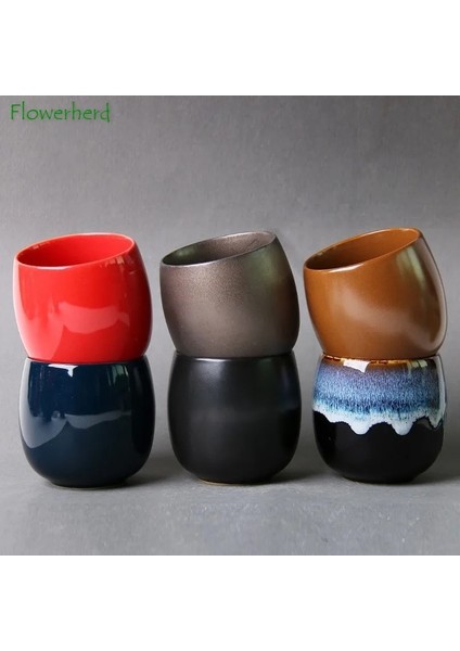 B2 Büyük Seramik Çay Bardağı Porselen Çay Fincanı Kung Fu Çay Seti Fincan Teaware Kişisel Tek Fincan Ev Su Bardağı Master Cup Çay Bardağı (Yurt Dışından)