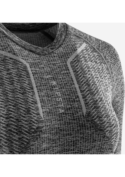 Kipsta Yetişkin Uzun Kollu Termal Futbol Içliği - Alacalı Gri - Keepdry 500 modelleri