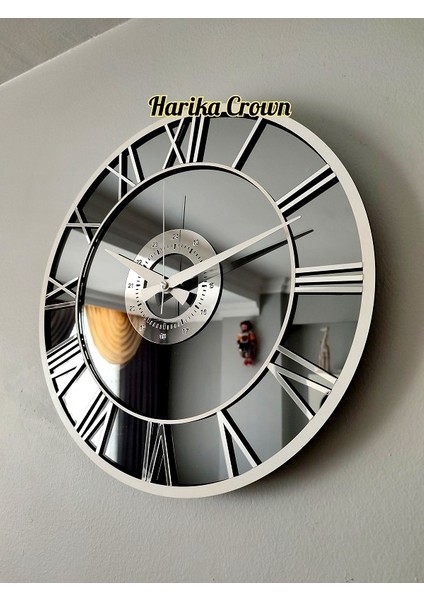 Gerçek Aynalı Dekoratif Duvar Saati (40 Cm) fiyatları