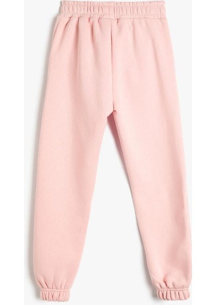 4Wkg40074Ak 274 Pembe Kız Çocuk Pamuk Jersey Eşofman Altı