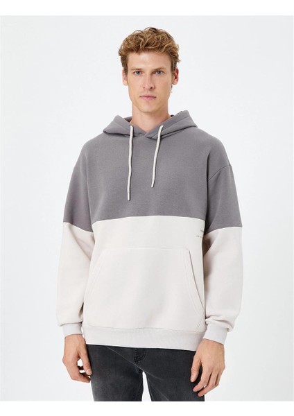 4Wam70045Mk 931 Antrasit Erkek Pamuk Jersey Sweatshirt