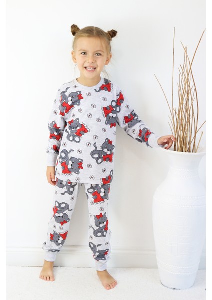 Kız Çocuk Baskılı Ince Basic Pijama Takımı fiyatları