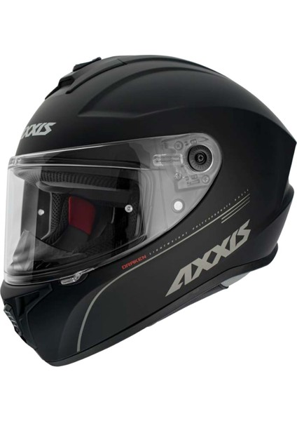 Axxıs Draken Solıd Full Face Kapalı Kask Mat Siyah - S
