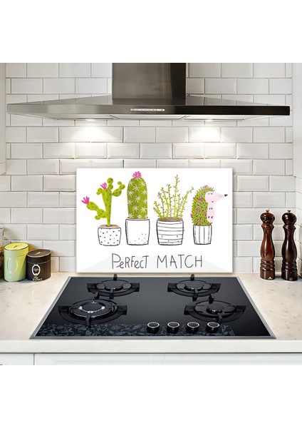 Perfect Match | Cam Ocak Arkası Koruyucu | 40cm x 60cm modelleri