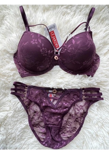 Le Jardin Kadın 5055-B Destekli Dolgulu Dantelli Ipli Sütyen Takımı fiyatları