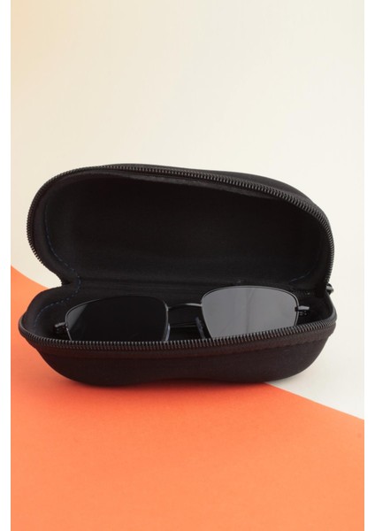 Fermuarlı Gözlük Kılıfı Siyah fırsatları