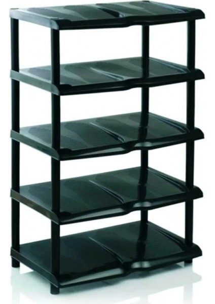 Ayakkabılık 5 Katlı Bölmeli Ayakkabı Dolabı Portatif Dolap Raf Düzenleyici Organizer