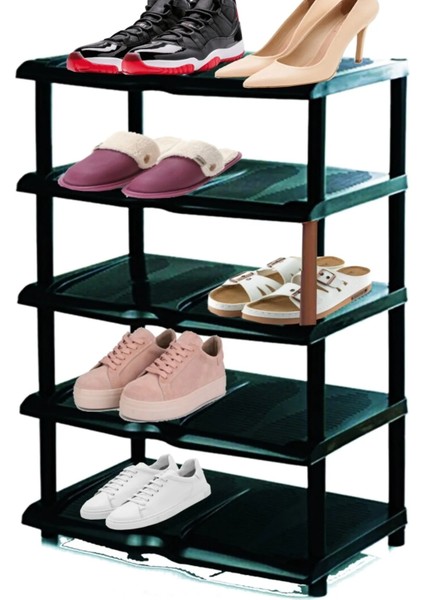 Ayakkabılık 5 Katlı Bölmeli Ayakkabı Dolabı Portatif Dolap Raf Düzenleyici Organizer fırsatları