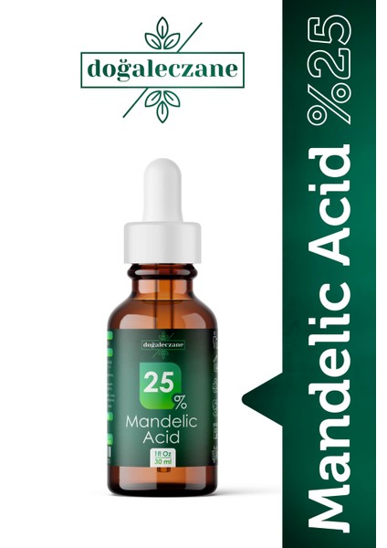 Dövme Silme | Dövme Çıkarma Mandelik Asit 25 | Mandelic Acid Peeling 30 Ml