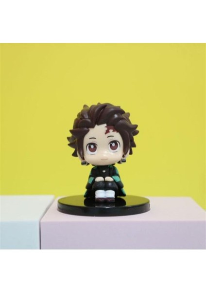 Demon Slayer Kimetsu No Yaiba Anime Tanjiro Action Figür 9 cm