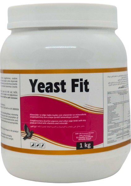 Royal Ilaç Yeast Fit 1 Kg. Güvercinler Ve Diğer Kafes Kuşları Için Maya Içerikli Prebiotik