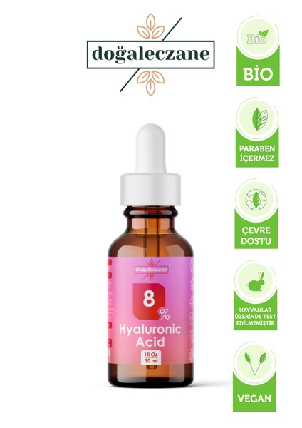 Hyaluronic Acid 8 Nemlendirici Kuru Ciltler Hyaluronik Asit 8 Hyaluronik Asit 8 1 Adet 30 Ml Cam