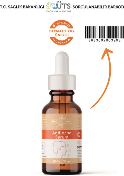 Akne Izi Serumu • Anti Acne Serum 30 Ml