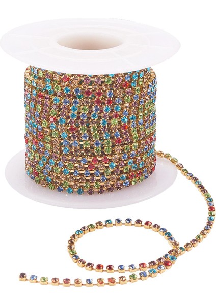 Ş El Sanatları Dekorasyonu Için 10 Yard Rhinestone In Zincir (Yurt Dışından)