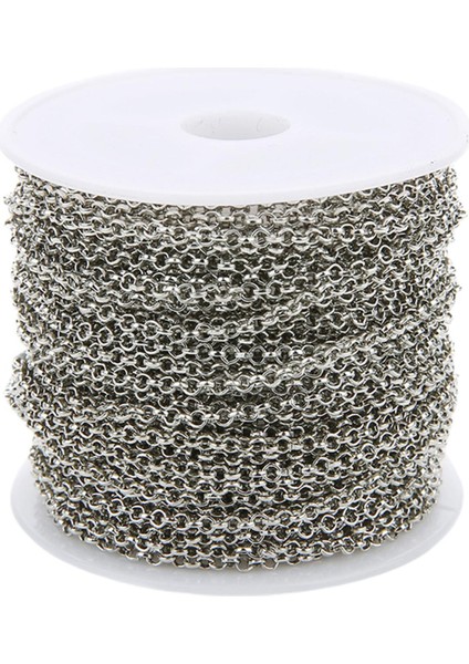 10 M/ Yuvarlak Bağlantılar Zincir Kolye Kolye Takı Yapımı Bulgular Zanaat (Yurt Dışından) fiyatları