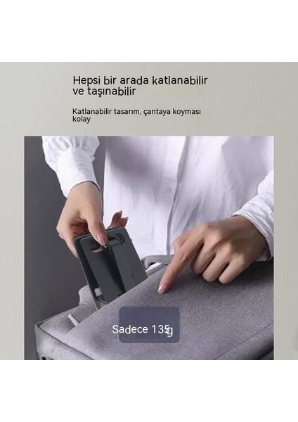 Çift Katlanır Cep Telefonu Standı, Masaüstü Tembel Standı, Tablet Canlı Yayın Kaldırılabilir Standı (Yurt Dışından)