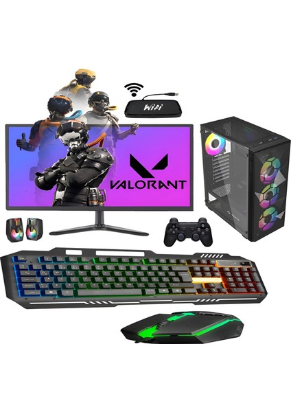 N70 Pro (Pubg,gta5) I7 860,16GB 240GB SSD,500GB,4GB GT740,23.8 Masaüstü Oyuncu Bilgisayarı