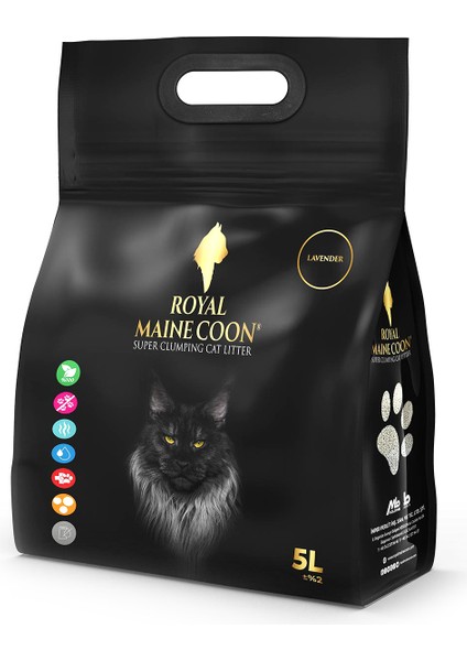 Süper Emiş Gücüne Sahip Lavanta Kokulu Perlit Kedi Kumu 5 Litre