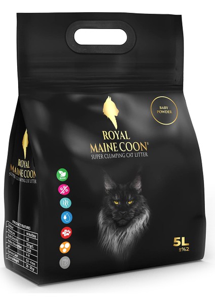 Süper Emiş Gücüne Sahip Bebek Pudrası Kokulu Perlit Kedi Kumu 5 Litre modelleri