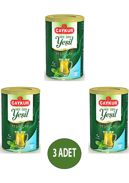 Herdem Yeşil Çay Naneli 200 gr x 3 Adet