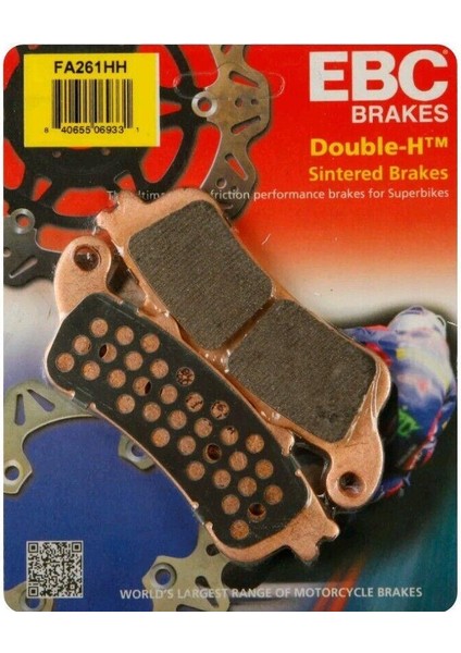 FA261HH 2002-2009 Honda St 1300 Pan European Uyumlu Arka Fren Balatası Sinterli Balata