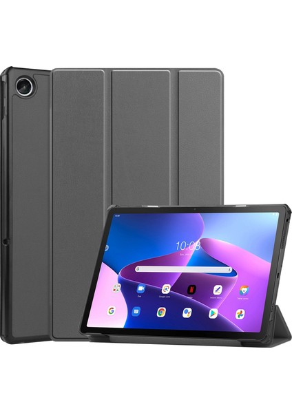 Lenovo Tab M10 Plus (Gen 3) Için Otomatik Uyandırma Uyku Özellikli Darbeye Dayanıklı Tablet Kılıfı (Yurt Dışından)