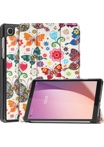 Lenovo Tab M8 4. Nesil Için Otomatik Uyandırma Uyku Özellikli Darbeye Dayanıklı Tablet Kılıfı (Yurt Dışından)