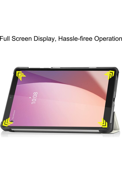 Lenovo Tab M8 4. Nesil Için Otomatik Uyandırma Uyku Özellikli Darbeye Dayanıklı Tablet Kılıfı (Yurt Dışından)