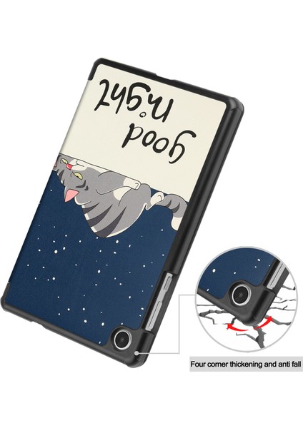 Lenovo Tab M8 4. Nesil Için Otomatik Uyandırma Uyku Özellikli Darbeye Dayanıklı Tablet Kılıfı (Yurt Dışından)
