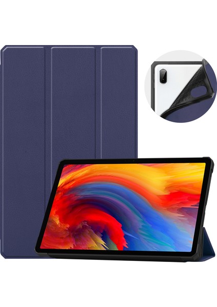 Lenovo Xiaoxin Pad Plus J607/J606 Için Otomatik Uyandırma Uykulu Darbeye Dayanıklı Tablet Kılıfı (Yurt Dışından)