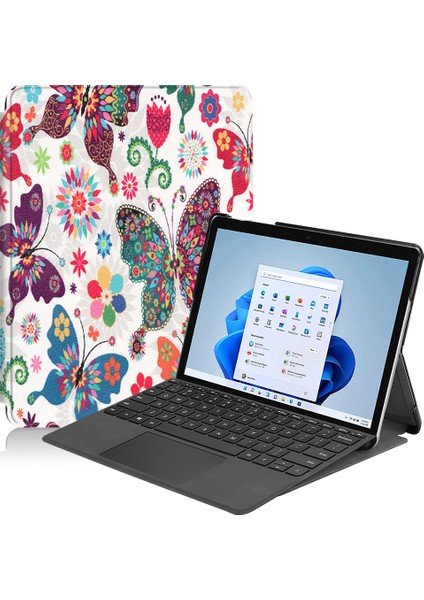 Microsoft Surface Go3/go2/go Için Otomatik Uyandırma Uyku Özellikli Darbeye Dayanıklı Tablet Kılıfı (Yurt Dışından)