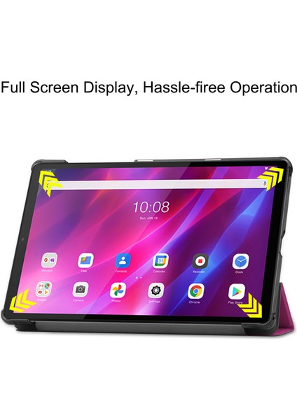 Lenovo Tab K10 TB-X6C6F Için Otomatik Uyandırma Uyku Özellikli Darbeye Dayanıklı Tablet Kılıfı (Yurt Dışından) fırsatları