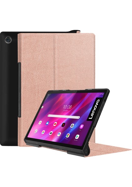 Lenovo Yoga Tab 11 YT-J706F Için Otomatik Uyandırma Uyku Özellikli Darbeye Dayanıklı Tablet Kılıfı (Yurt Dışından)